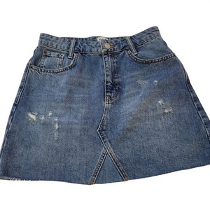 BDG Urban Outfitters Womens Medium A-line Jean Skirt‎ Frayed Hem